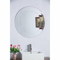 Comfortcorrect 35.4 x 1 in. Round Frameless Mirror CO2805567